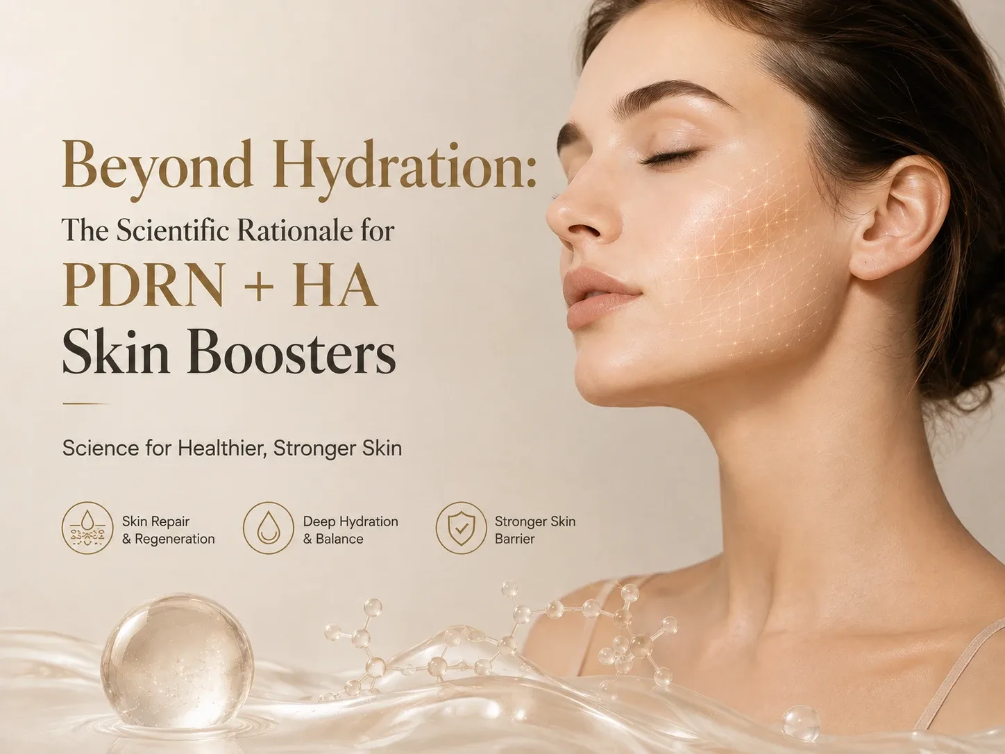 Beyond Hydration: The Scientific Rationale for PDRN + HA Skin Boosters